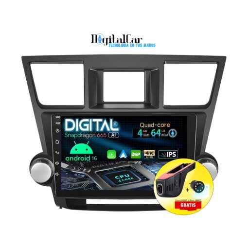RADIO ANDROID TOYOTA HIGHLANDER