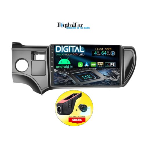 RADIO ANDROID TOYOTA PRIUS C
