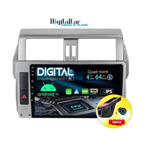 RADIO ANDROID TOYOTA PRADO JBL Y AUDIO BÁSICO