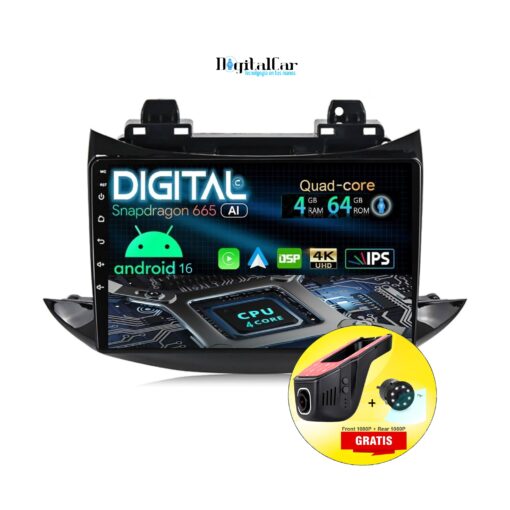 RADIO ANDROID CHEVROLET TRACKER 2017/21