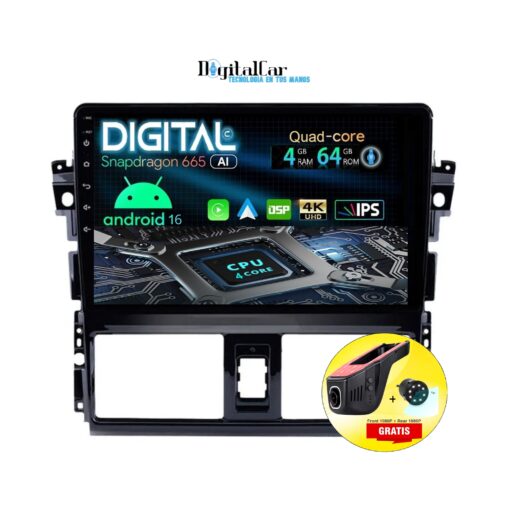 RADIO ANDROID TOYOTA YARIS SPORT 2014/18