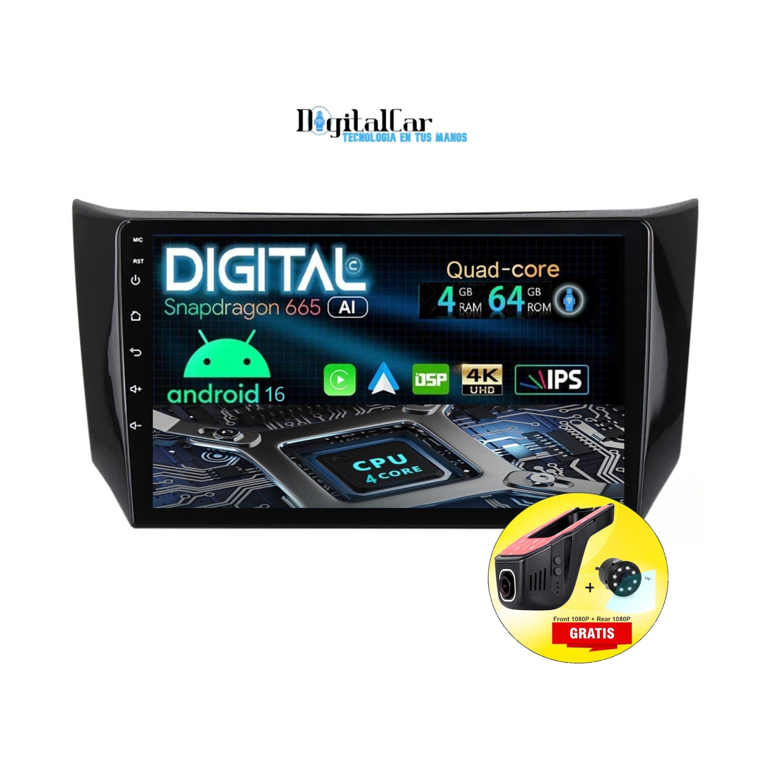 RADIO ANDROID NISSAN SENTRA 2012/17