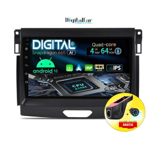 RADIO ANDROID FORD RANGER 2020/24