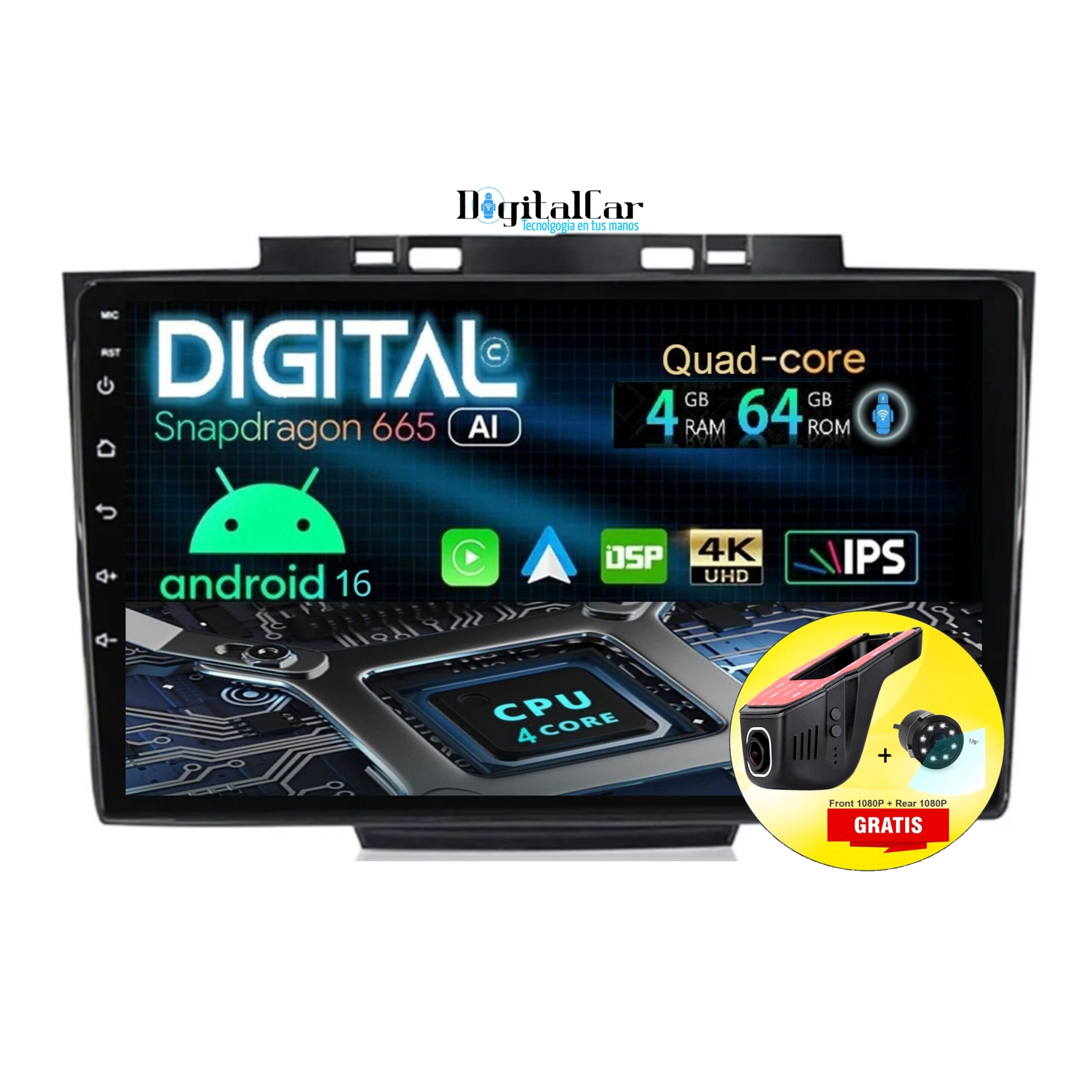 RADIO ANDROID HAVAL H3, H5 2016/2018