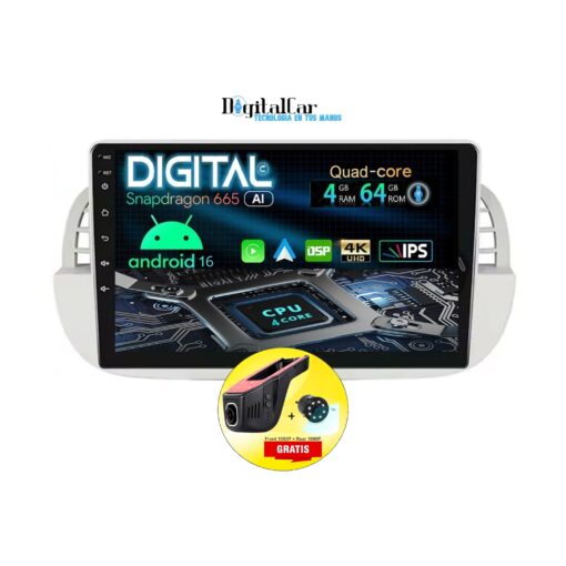 RADIO ANDROID FIAT 500
