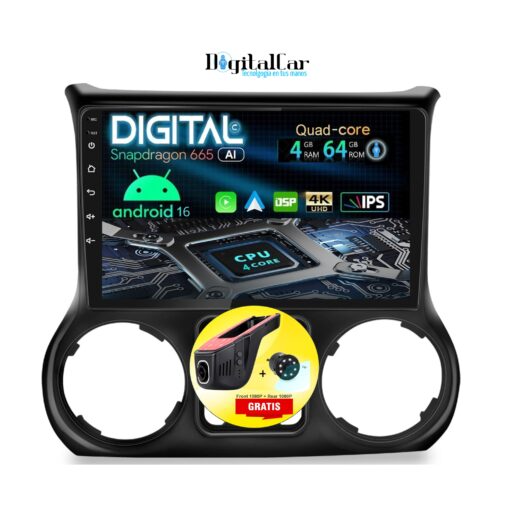 RADIO ANDROID JEEP WRANGLER