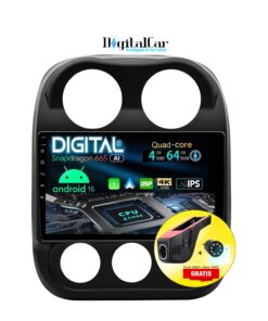 RADIO ANDROID JEEP COMPASS 2010/16