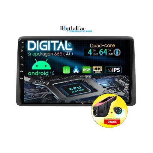 RADIO ANDROID RENAULT DUSTER 2022/24