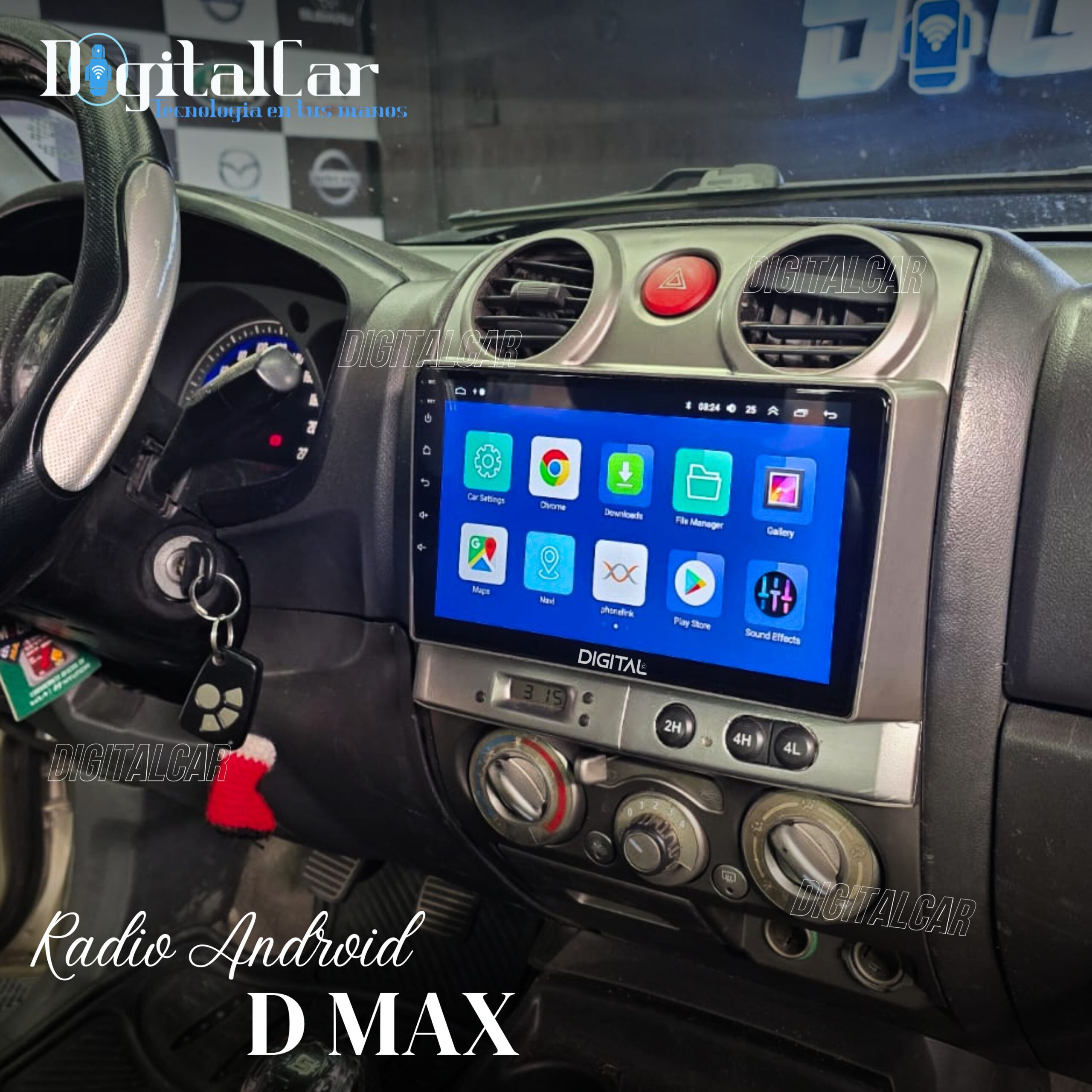 RADIO ANDROID CHEVROLET DMAX D-MAX 2009/12 - Image 2