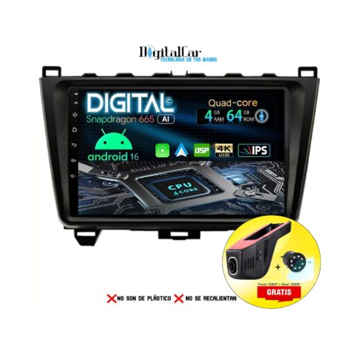 RADIO ANDROID MAZDA 6 2009/15