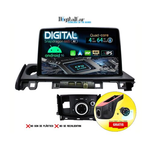 RADIO ANDROID MAZDA 6 2014/19