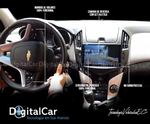 RADIO ANDROID CHEVROLET CRUZE 2013/16 - Image 2
