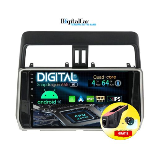 RADIO ANDROID TOYOTA PRADO 2010/14