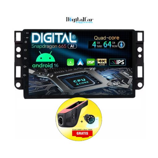 RADIO ANDROID CHEVROLET CAPTIVA SPORT 2013/17