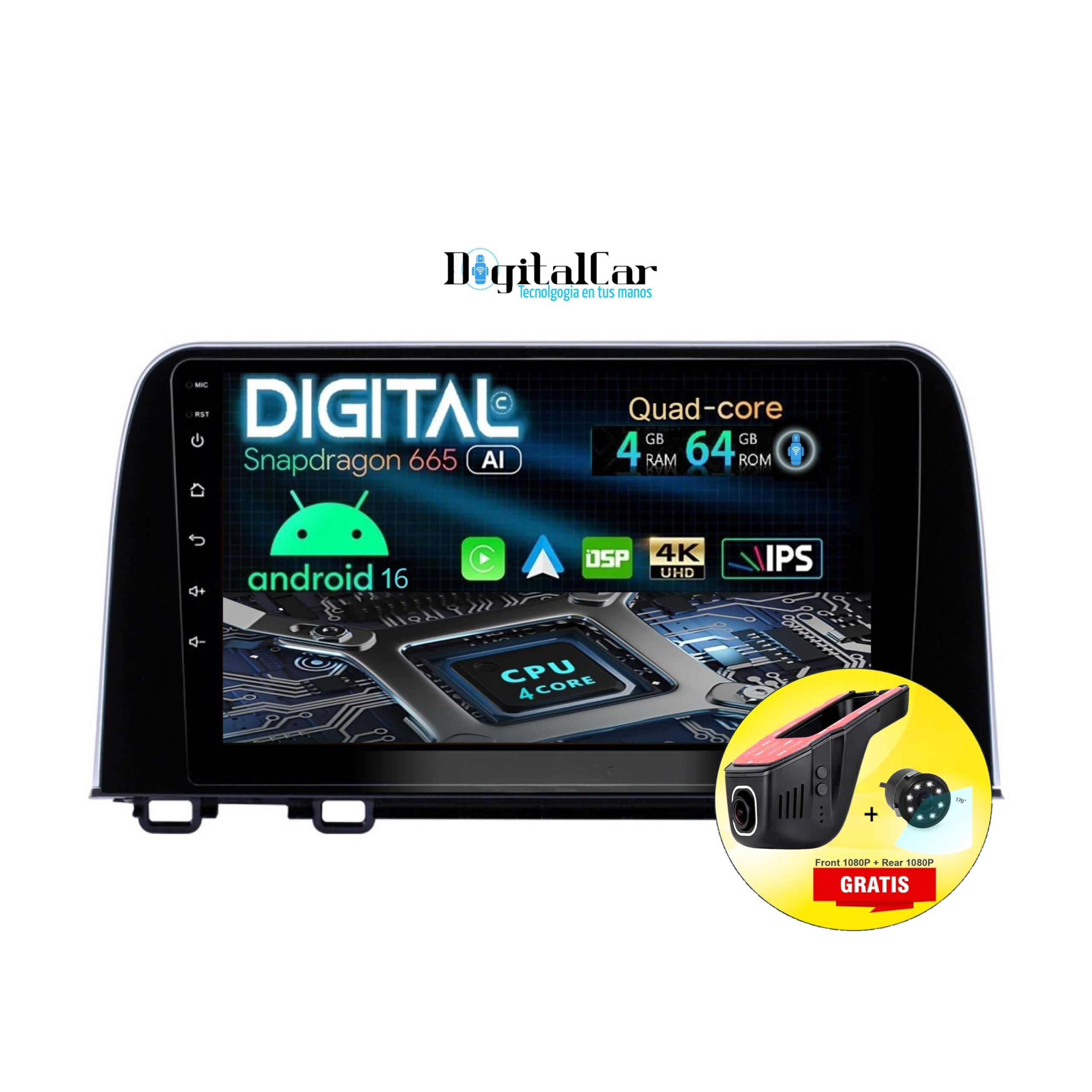 RADIO ANDROID HONDA CRV 2017 UP