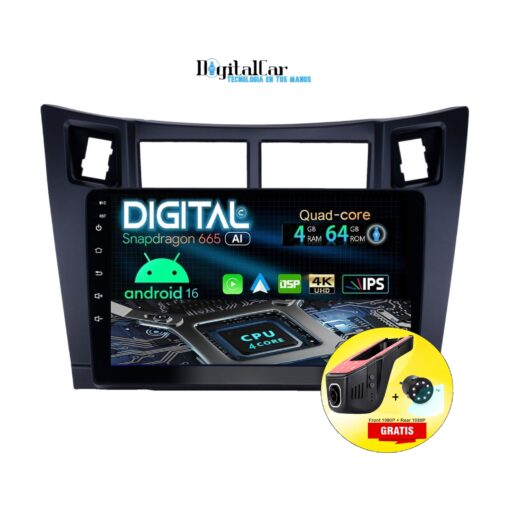 RADIO ANDROID TOYOTA YARIS 2005/11