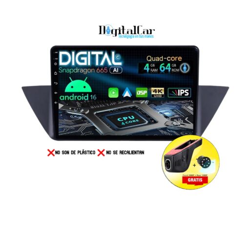 RADIO ANDROID BMW X1 2010/16