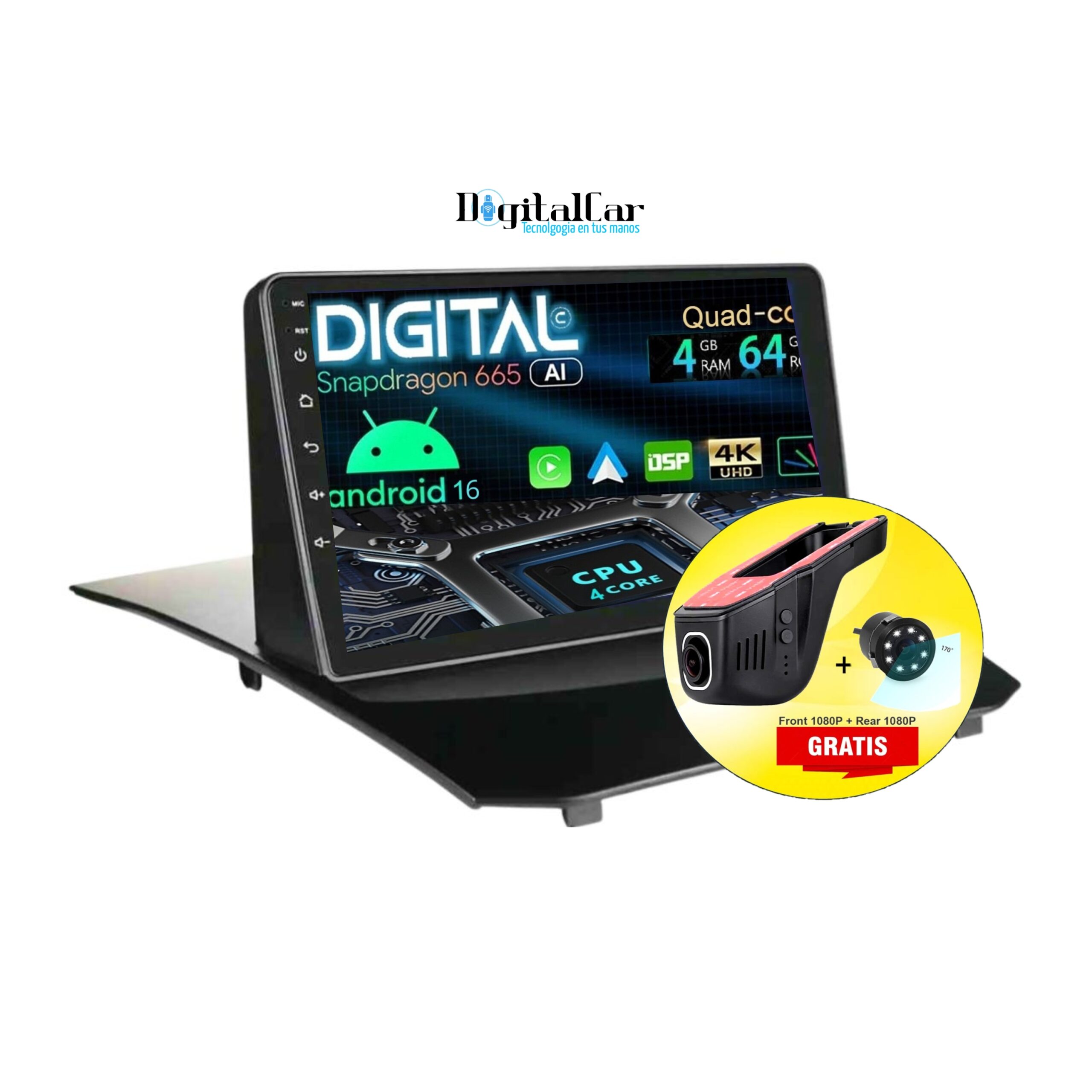 RADIO ANDROID FORD FIESTA 2009/2012