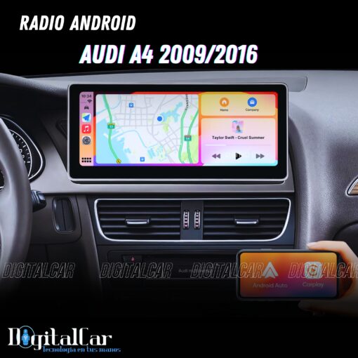 RADIO ANDROID AUDI A4 2009/2016 10INCH - Image 2