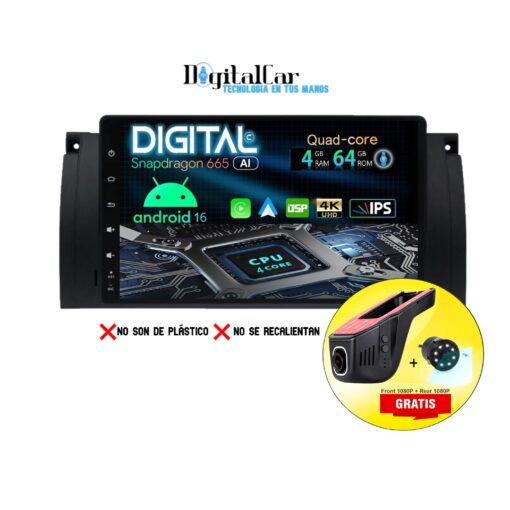 RADIO ANDROID BMW 1995/2003 (E39) X5 (E53)