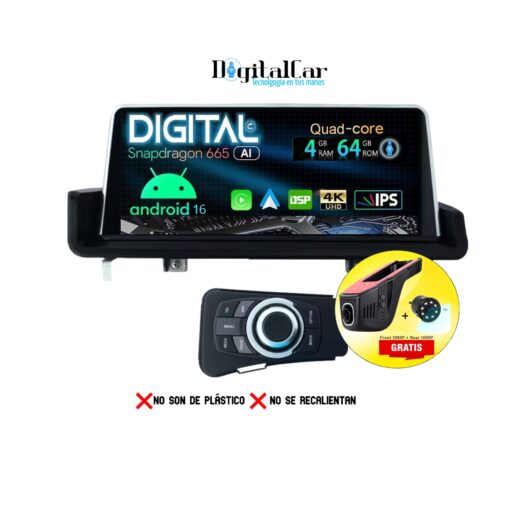 RADIO ANDROID BMW E90 2005/2012 10INCH