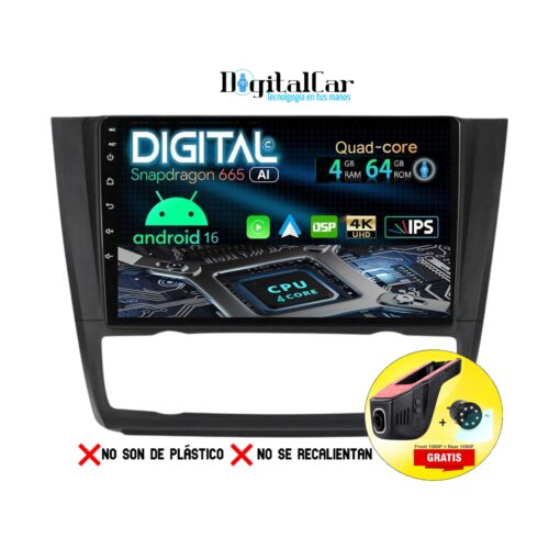 RADIO ANDROID BMW SERIE 1 2008/2012