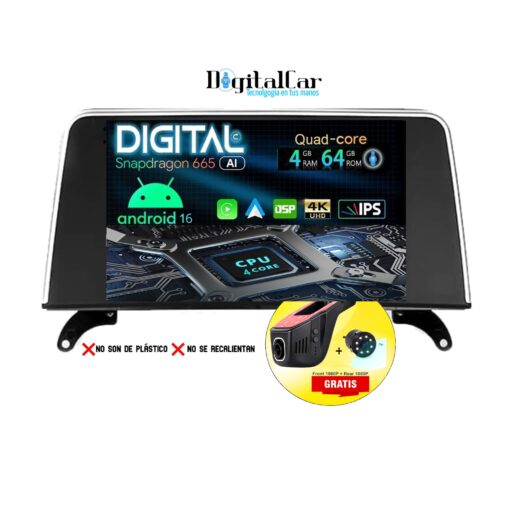 RADIO ANDROID BMW X5 2010/2013 10INCH
