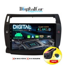 RADIO ANDROID CITROEN C4 2007/2012
