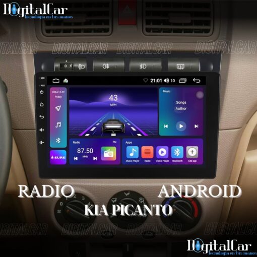 RADIO ANDROID KIA PICANTO 2001/2011 - Image 2
