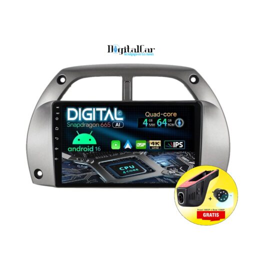 RADIO ANDROID TOYOTA RAV4 2001/2006