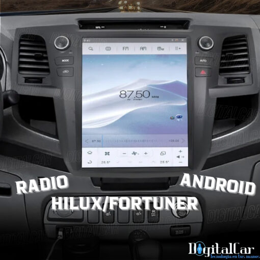 RADIO ANDROID TESLA TOYOTA HILUX/FORTUNER 2004/2016 - Image 2