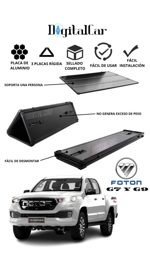 TAPA RIGIDA FOTON G7 Y G9