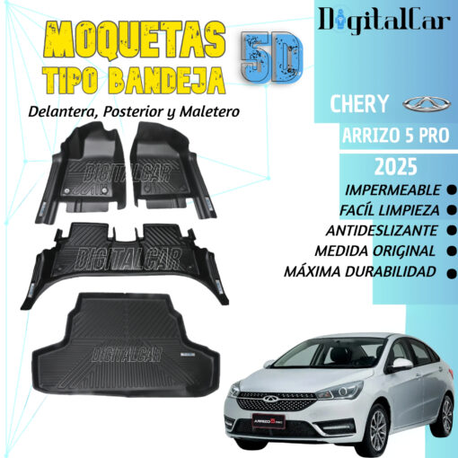 MOQUETAS CHERY ARRIZO 5 PRO