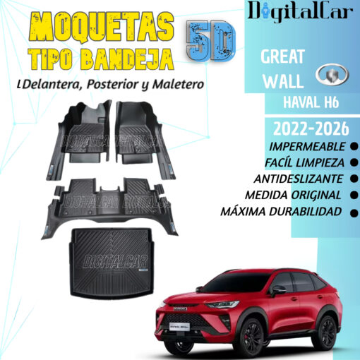 MOQUETAS GREAT WALL HAVAL H6