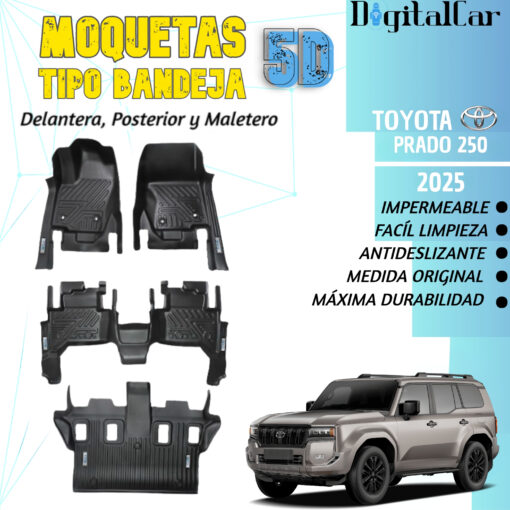 MOQUETAS TOYOTA PRADO 250