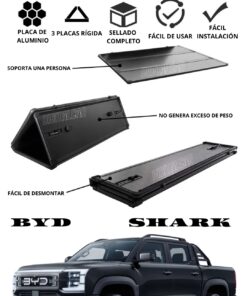TAPA RÍGIDA CUBRE BALDE BYD SHARK