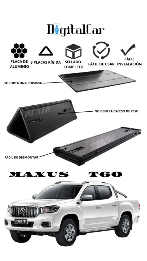 TAPA RÍGIDA CUBRE BALDE MAXUS T60