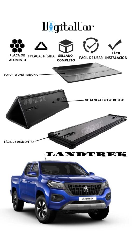 TAPA RÍGIDA CUBRE BALDE PEUGEOT LANDTREK