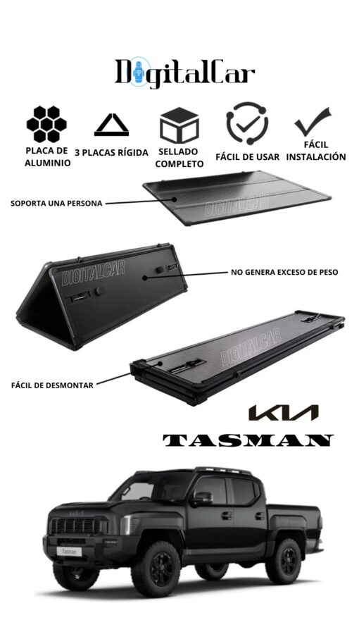 TAPA RÍGIDA CUBRE BALDE KIA TASMAN