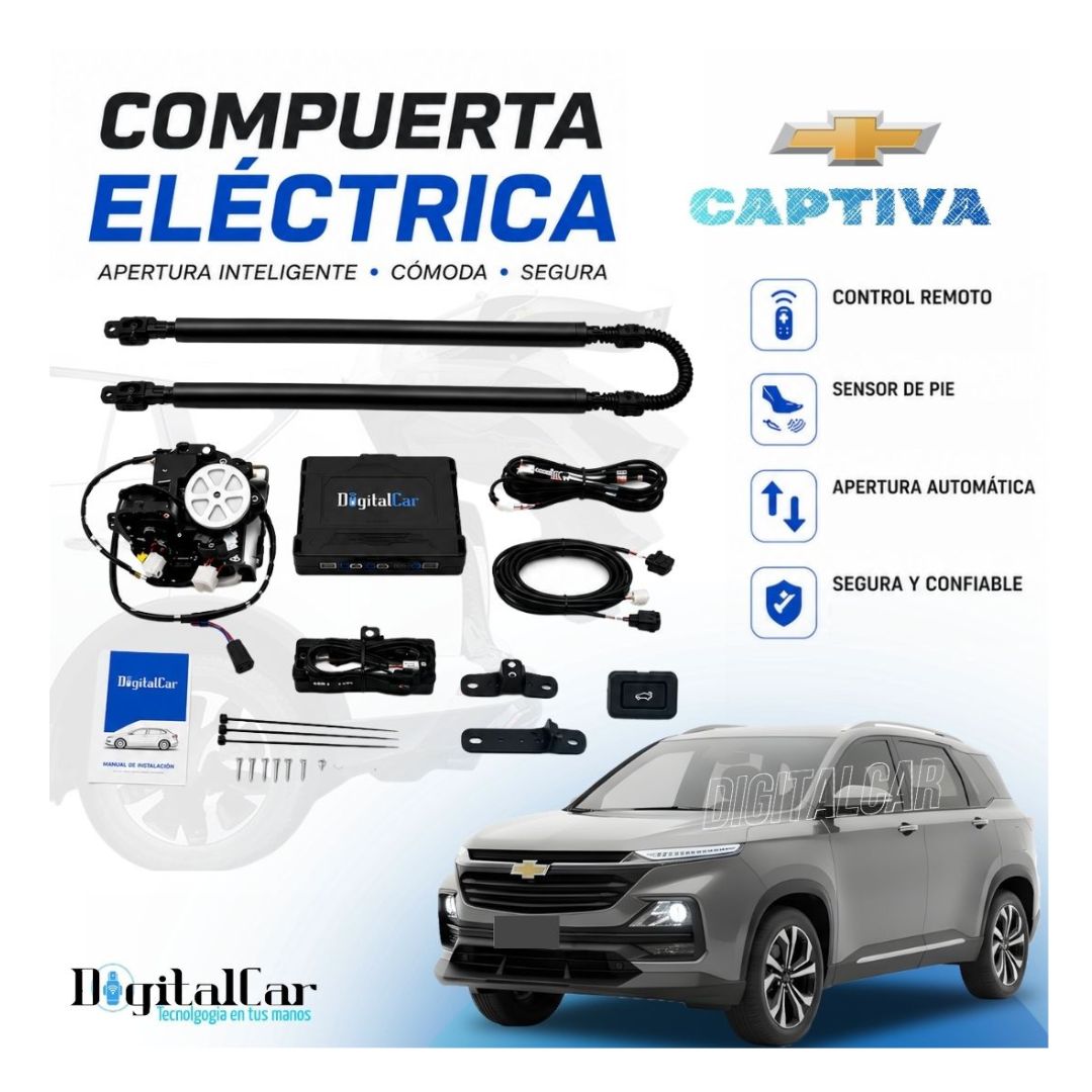 COMPUERTA ELEVADOR DE CAJUELA AUTOMÁTICO CHEVROLET CAPTIVA