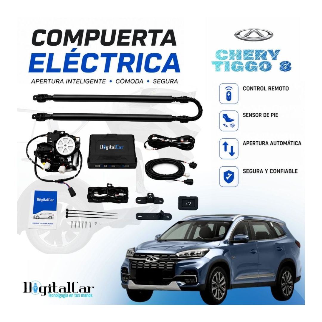 COMPUERTA ELEVADOR DE CAJUELA AUTOMÁTICO CHERY TIGGO 8