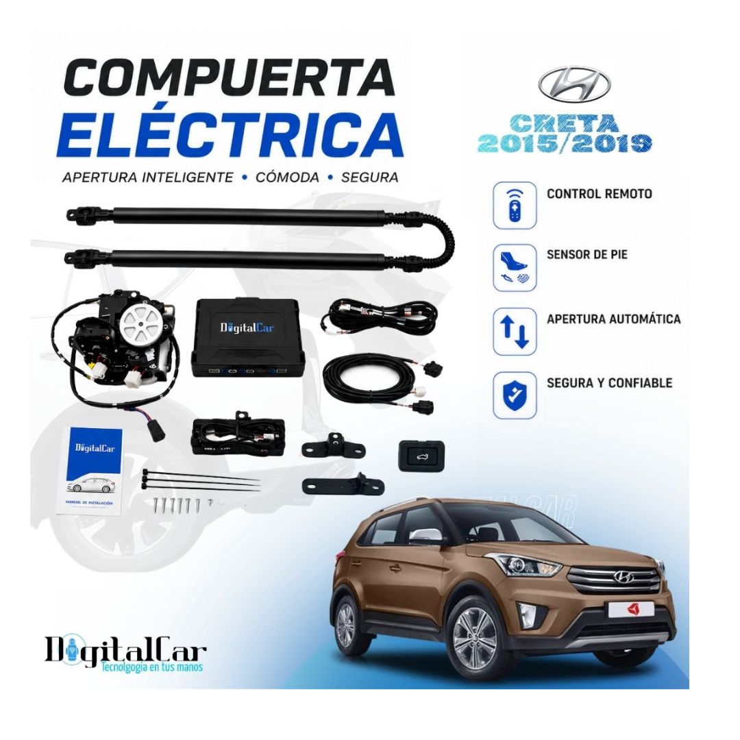 COMPUERTA ELEVADOR DE CAJUELA AUTOMÁTICO HYUNDAI CRETA 2015/19