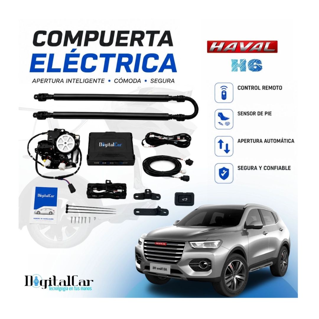 COMPUERTA ELEVADOR DE CAJUELA AUTOMÁTICO HAVAL H6