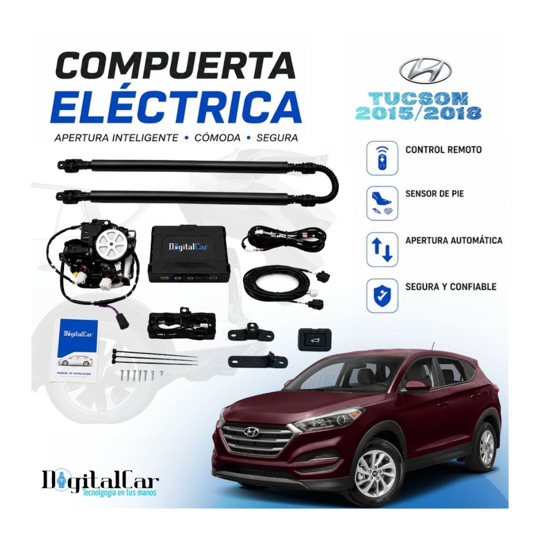 COMPUERTA ELEVADOR DE CAJUELA AUTOMÁTICO HYUNDAI TUCSON 2015/2018