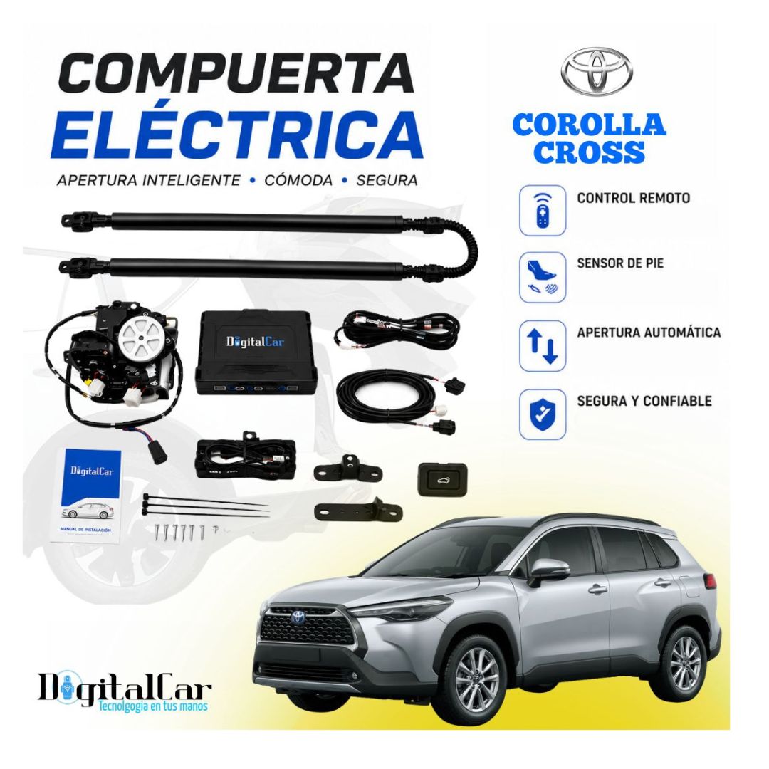 COMPUERTA ELEVADOR DE CAJUELA AUTOMÁTICO TOYOTA COROLLA CROSS