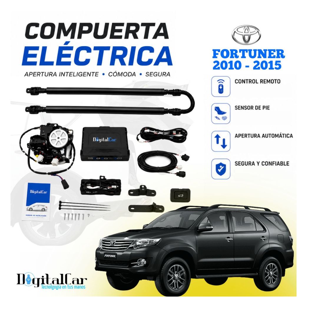 COMPUERTA ELEVADOR DE CAJUELA AUTOMÁTICO TOYOTA FORTUNER 2010/2015