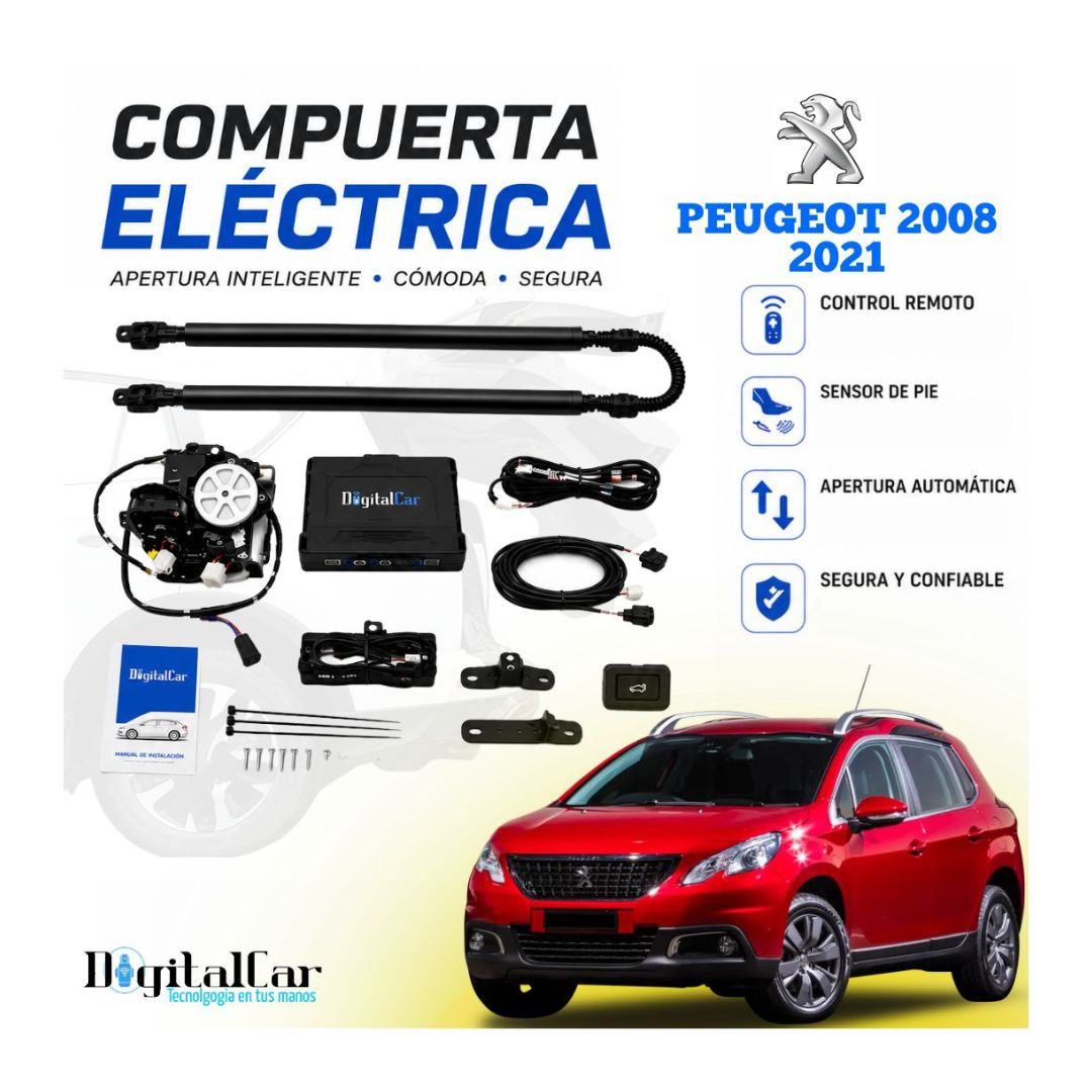 COMPUERTA ELEVADOR DE CAJUELA AUTOMÁTICO PEUGEOT 2008 2017