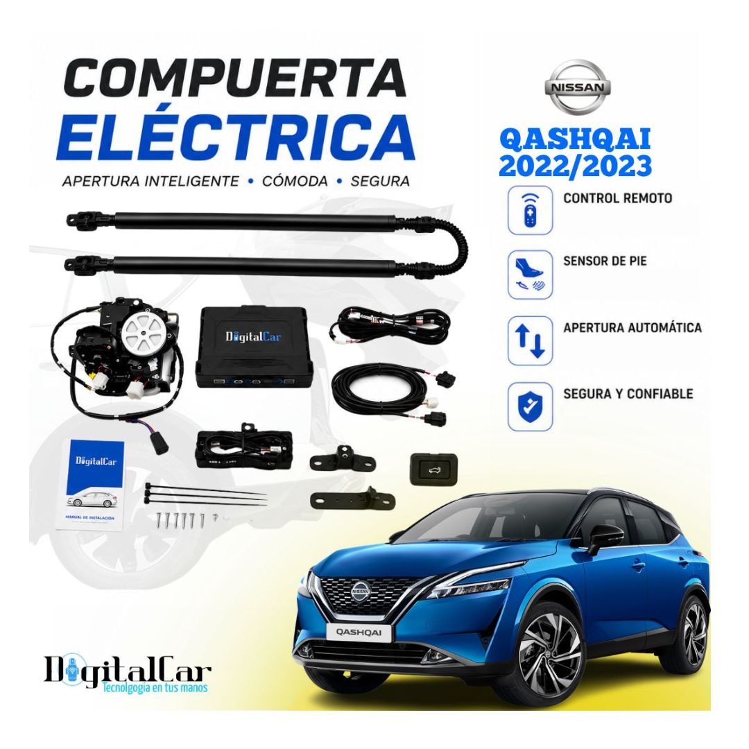 COMPUERTA ELEVADOR DE CAJUELA AUTOMÁTICO NISSAN QASHQAI 2022/2023